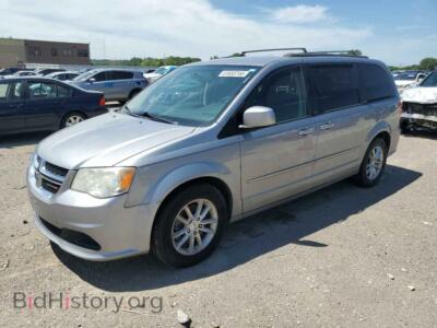 2014 Dodge CARAVAN SXT, silver — VIN 2C4RDGCGXER273649, Copart