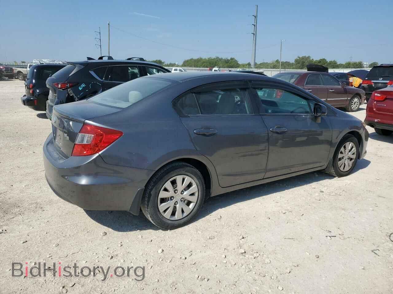 2012 HONDA CIVIC - VIN: 19XFB2F5XCE104607 - Фото 3