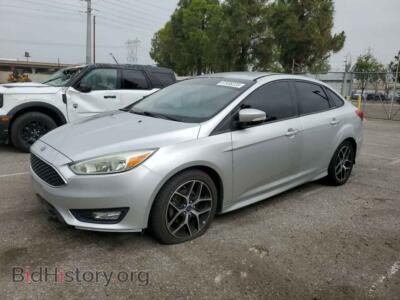 2015 Ford FOCUS SE, silver — VIN 1FADP3F28FL348729, Copart