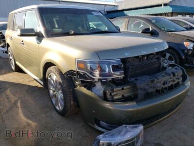 2013 Ford FLEX Flex Limit, зеленый — VIN 2FMHK6DT5DBD26249, Copart
