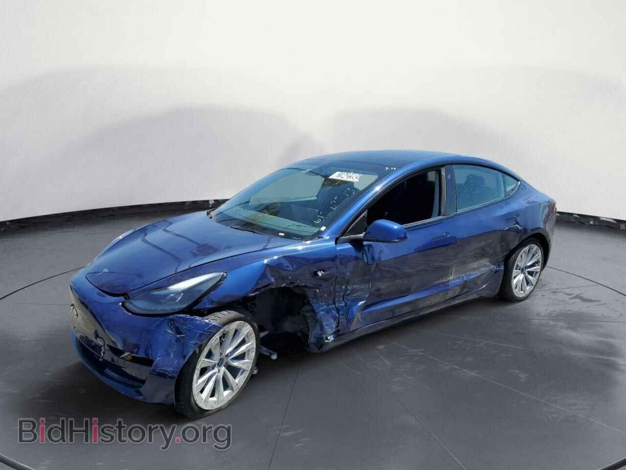 Photo 5YJ3E1EBXNF305206 - TESLA MODEL 3 2022