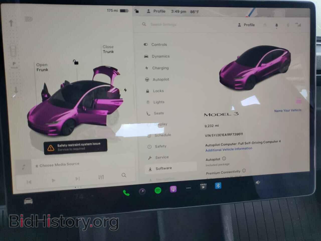 2024 TESLA MODEL 3 - VIN: 5YJ3E1EA1RF739611 - Photo 9