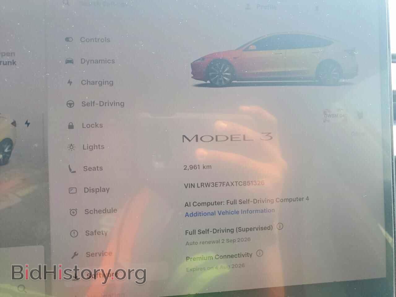 2026 TESLA MODEL 3 - VIN: LRW3E7FAXTC851326 - Фото 9