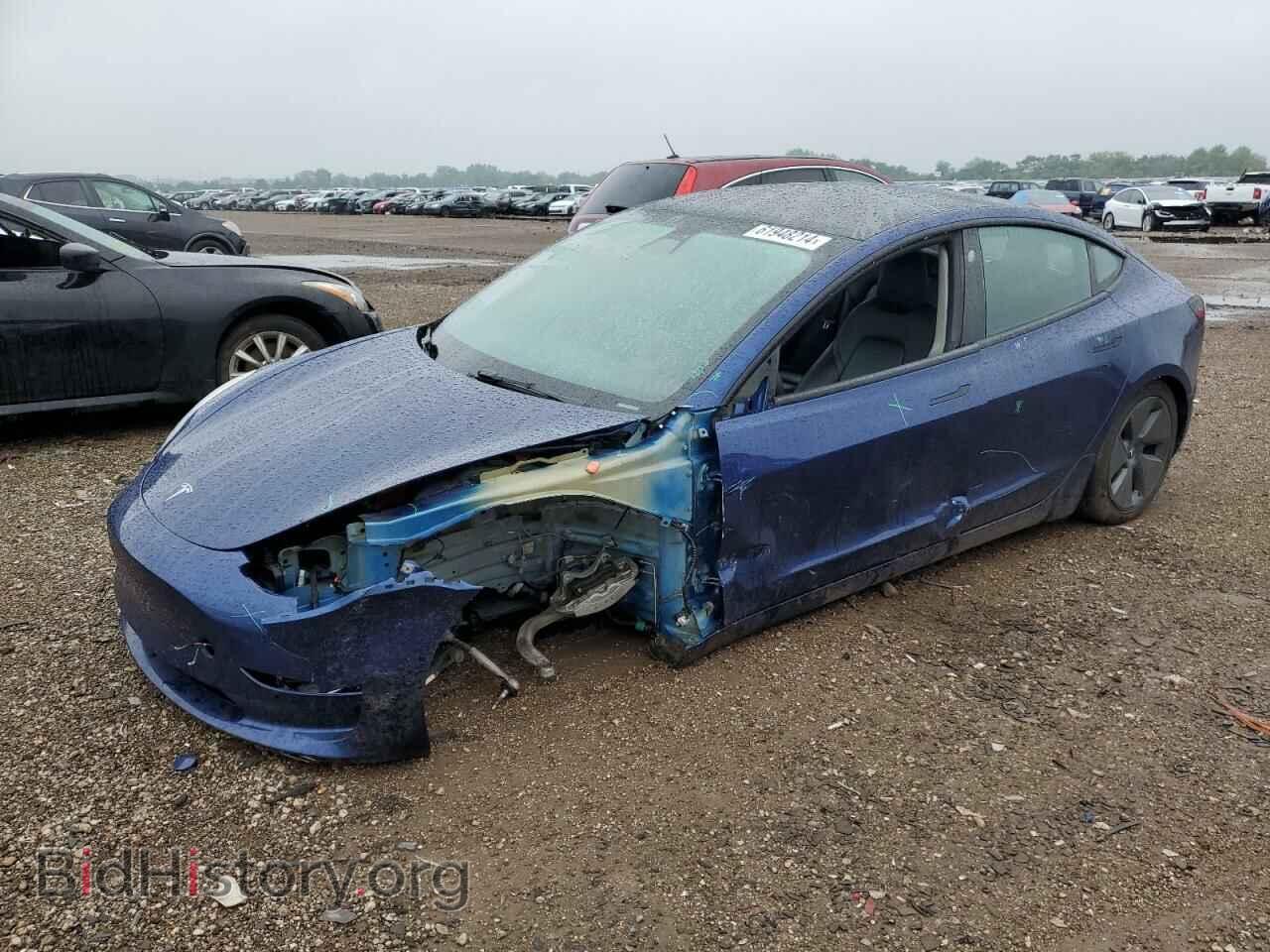 Photo 5YJ3E1EA2MF087123 - TESLA MODEL 3 2021