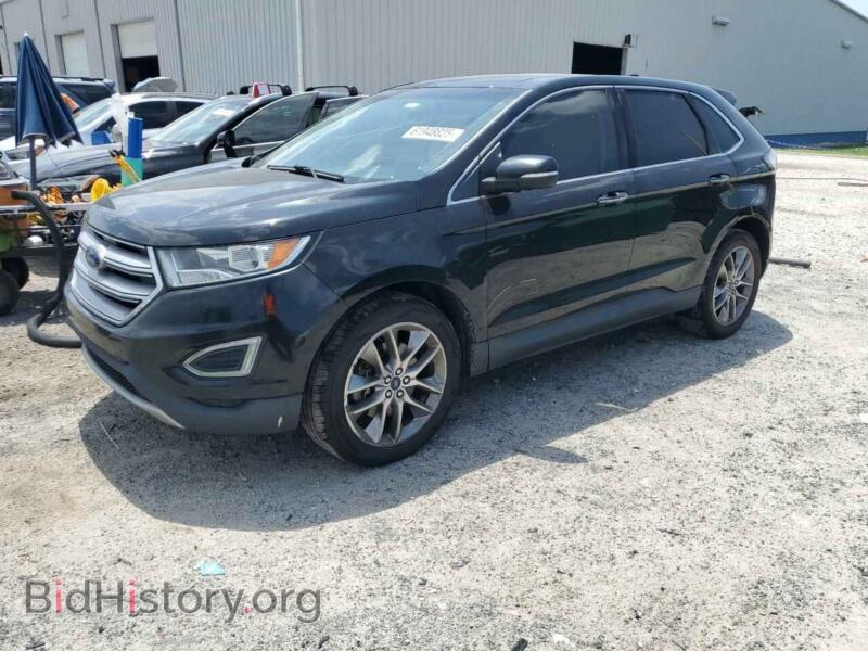 2015 Ford EDGE Titanium (VIN 2FMTK3K84FBB19572) — photo 1 of 13, Copart, damage: rear end