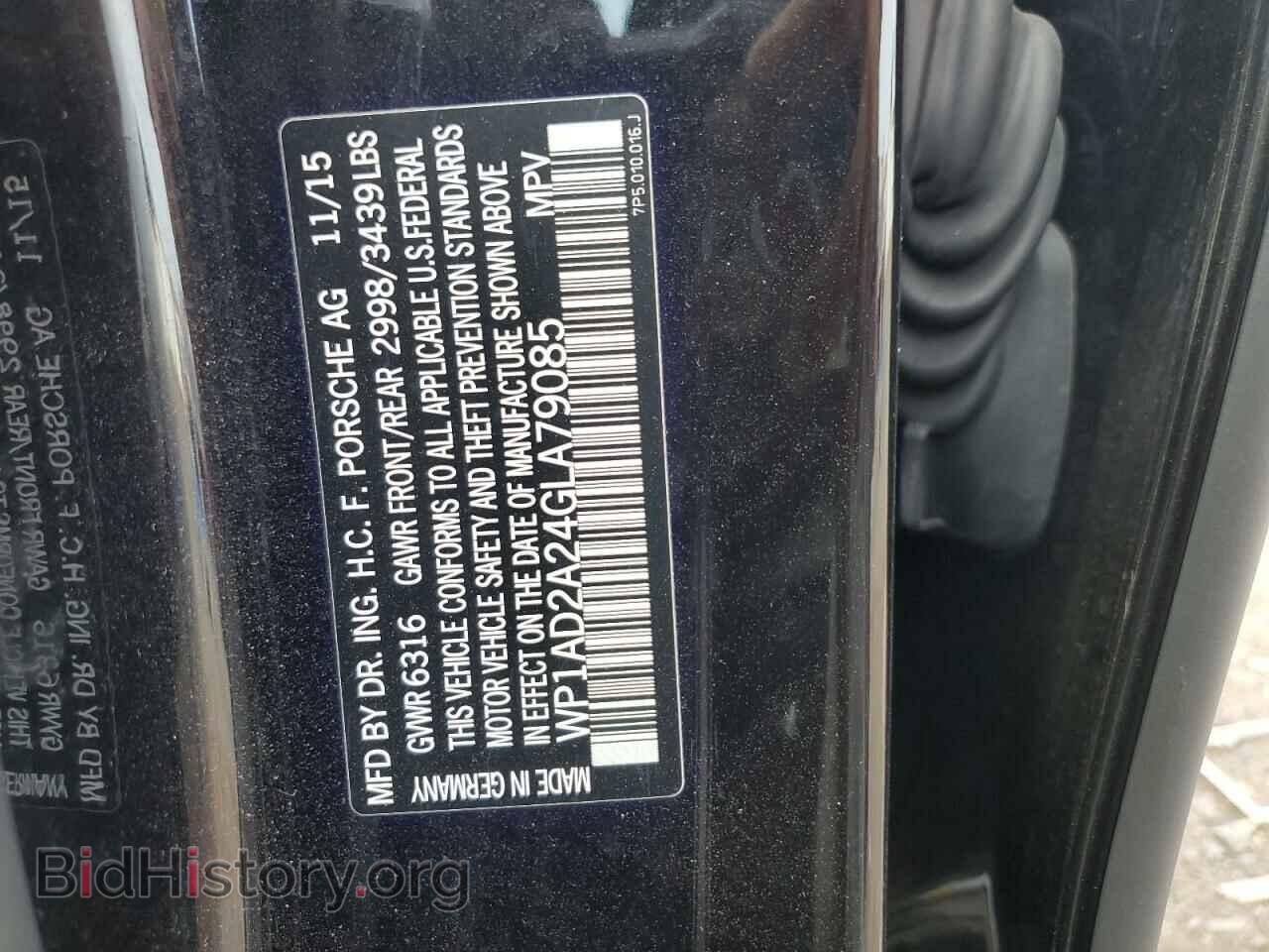 2016 PORSCHE CAYENNE - VIN: WP1AD2A24GLA79085 - Фото 13