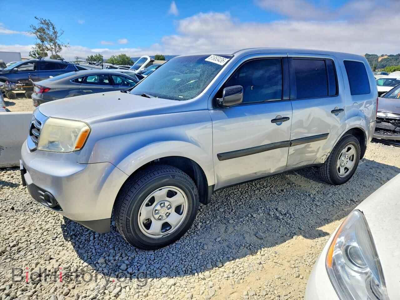 Photo 5FNYF3H26CB032529 - HONDA PILOT 2012