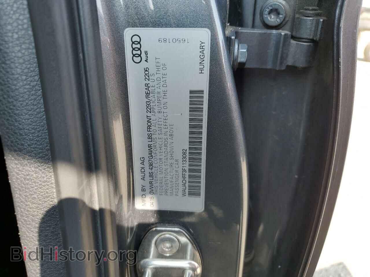 2015 AUDI A3 - VIN: WAUACHFF3F1133082 - Фото 12