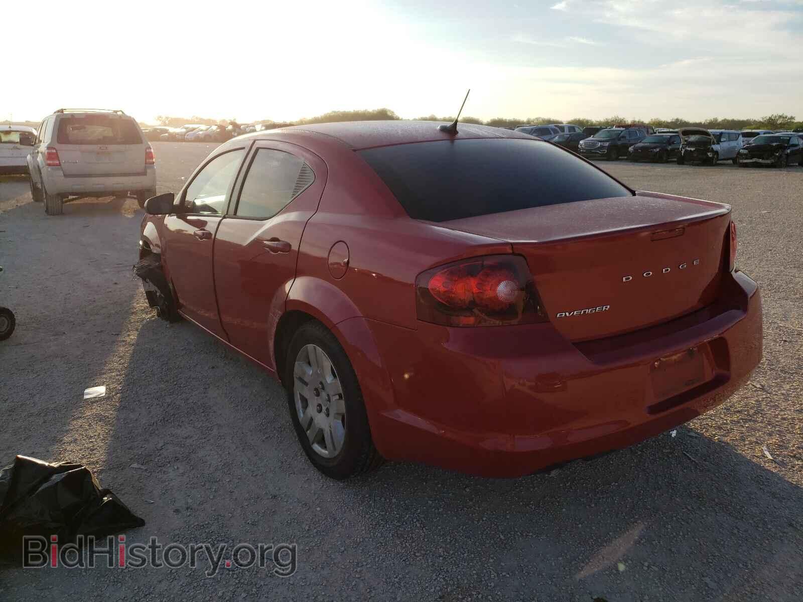 2014 DODGE AVENGER - VIN: 1C3CDZAG1EN113245 - Фото 3