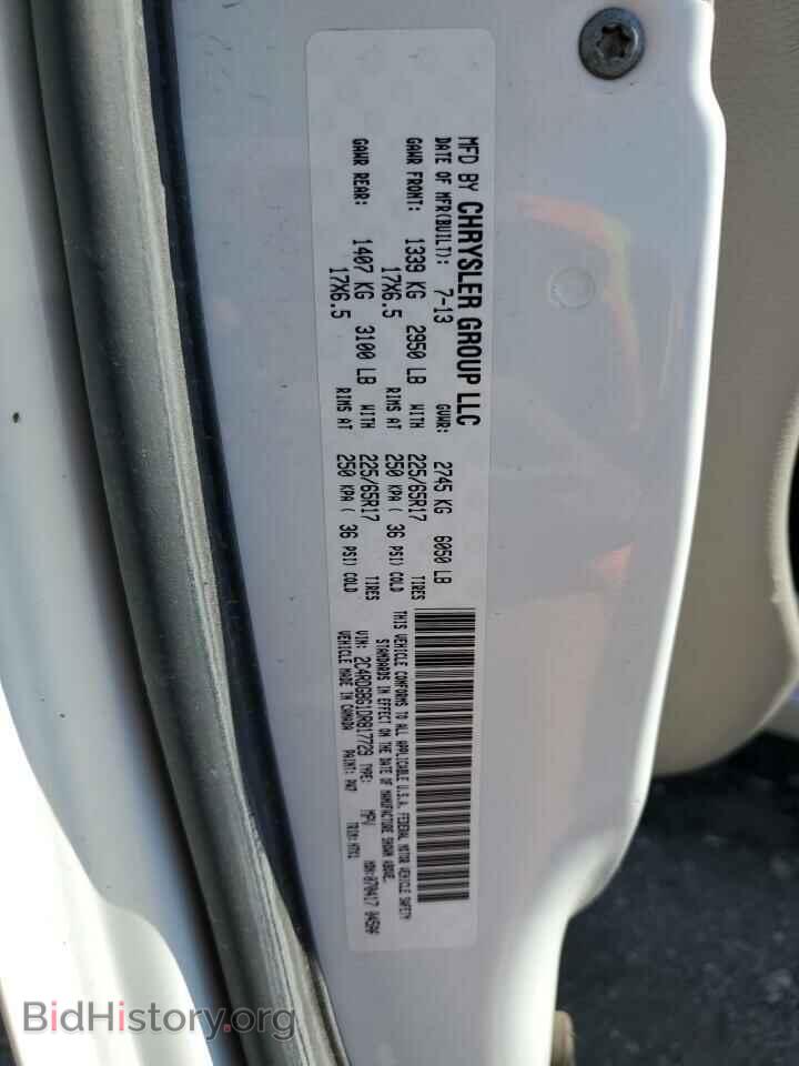 2013 DODGE CARAVAN - VIN: 2C4RDGBG1DR817729 - Фото 13