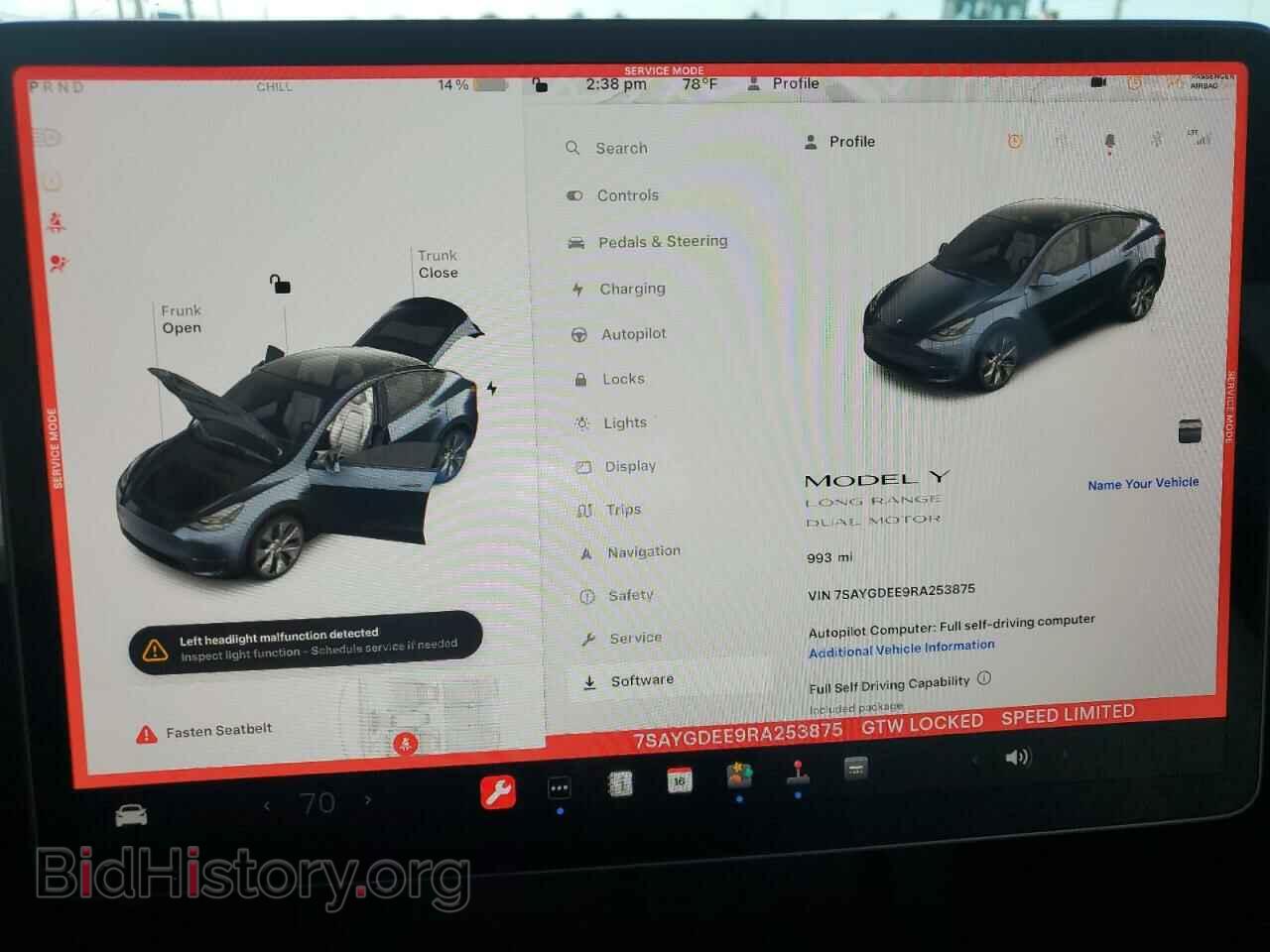 2024 TESLA MODEL Y - VIN: 7SAYGDEE9RA253875 - Фото 9