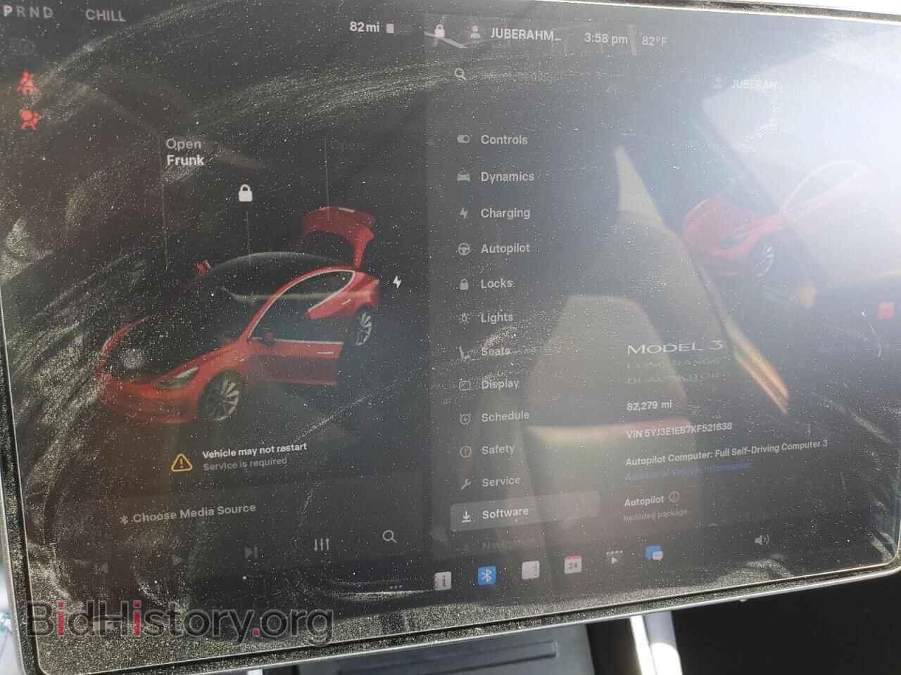 2019 TESLA MODEL 3 - VIN: 5YJ3E1EB7KF521638 - Фото 9