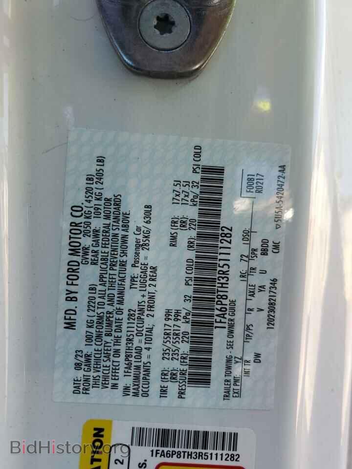 2024 FORD ALL Models - VIN: 1FA6P8TH3R5111282 - Photo 12