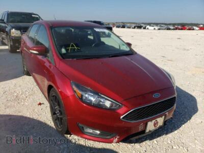 2016 Ford FOCUS Focus SE, красный — VIN 1FADP3F28GL231301, Copart