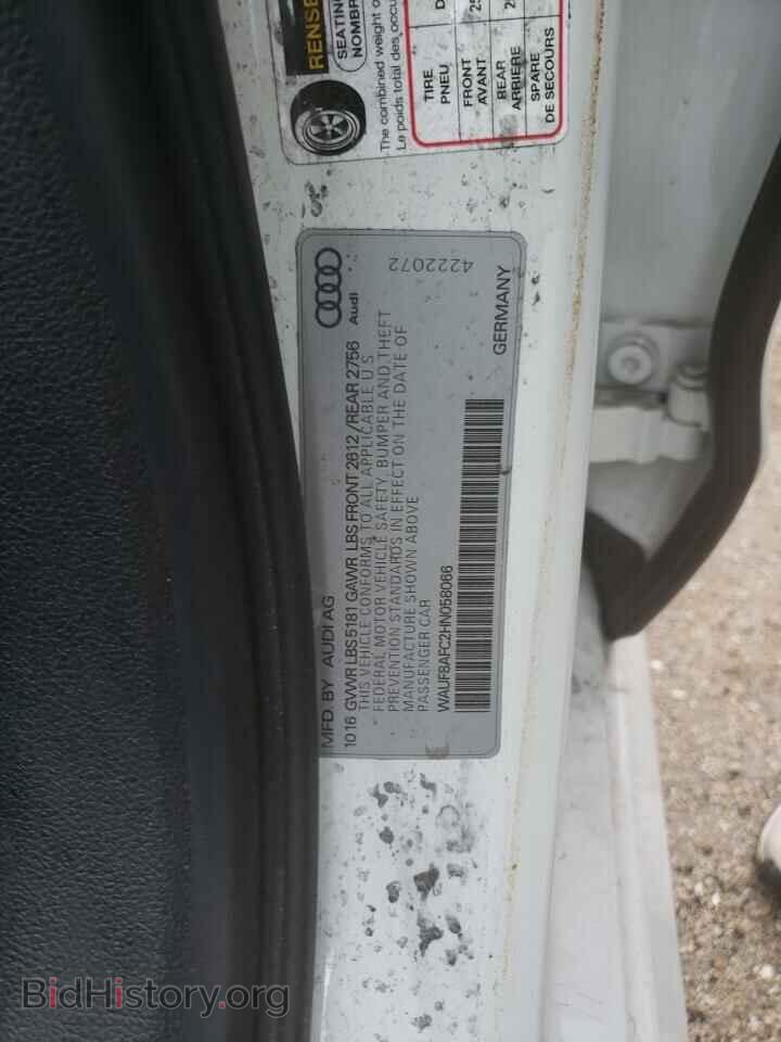 2017 AUDI A6 - VIN: WAUF8AFC2HN058066 - Фото 10