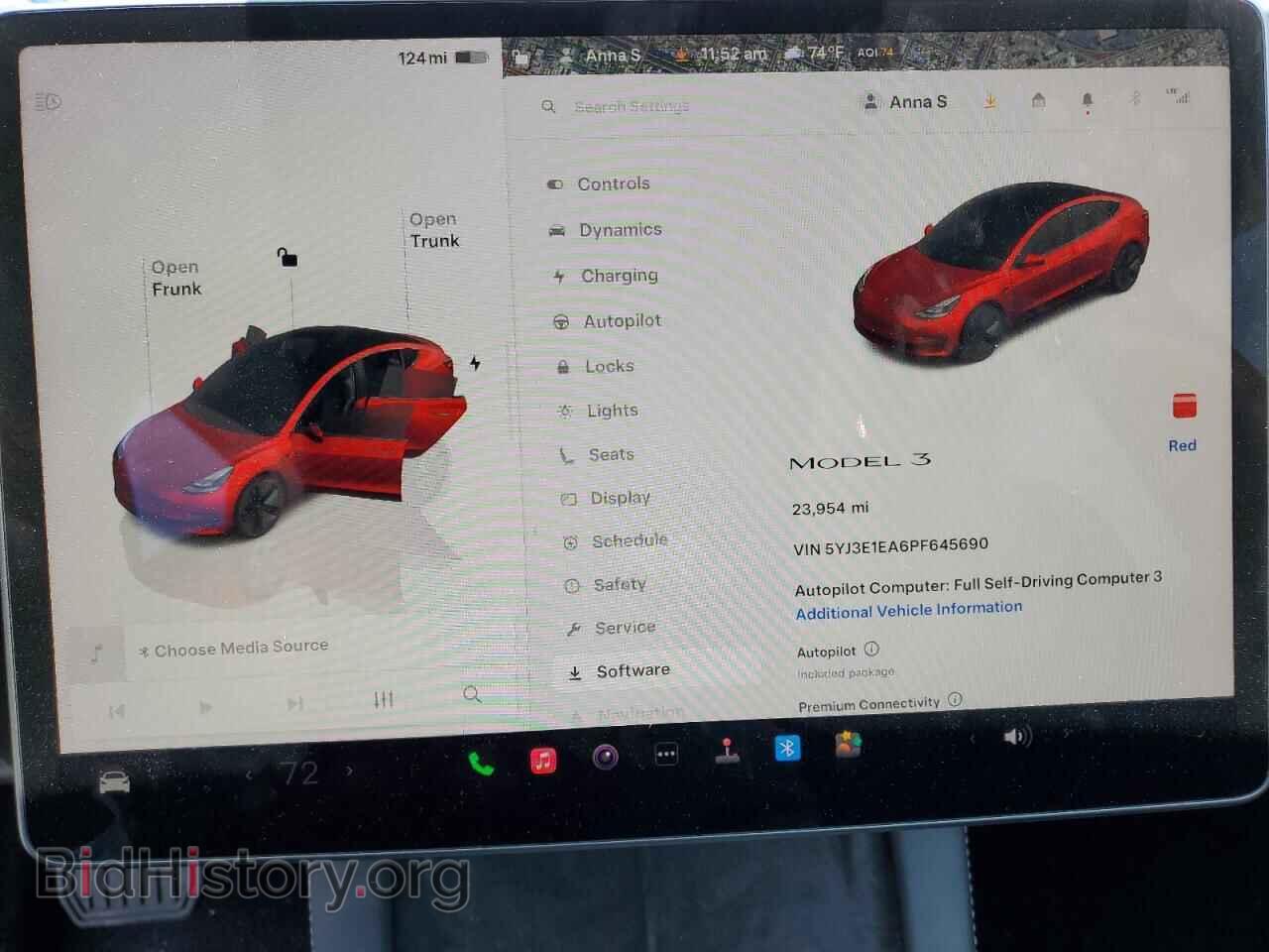 2023 TESLA MODEL 3 - VIN: 5YJ3E1EA6PF645690 - Фото 9