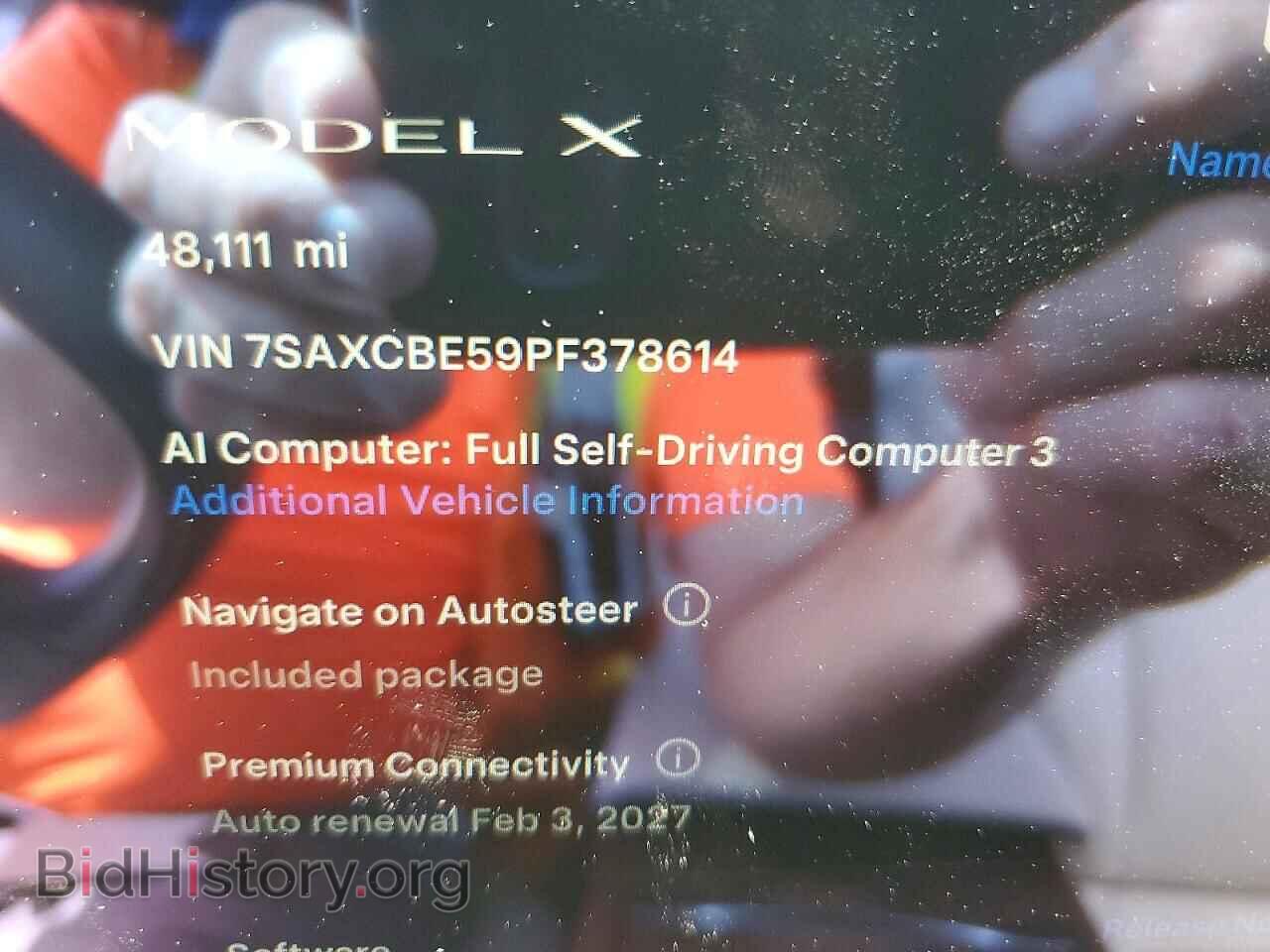 2023 TESLA MODEL X - VIN: 7SAXCBE59PF378614 - Photo 9
