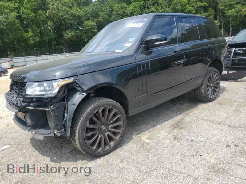 2017 Land Rover RANGEROVER Supercharged (VIN SALGS2FE2HA363471) — фото 1 из 12, Copart, повреждение: передняя часть