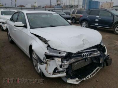 2013 Audi A4 A4 Premium, белый — VIN WAUFFAFL2DN005500, Copart