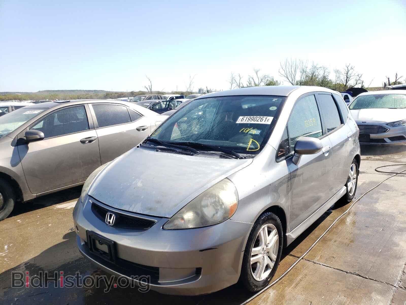 2007 HONDA FIT - VIN: JHMGD38697S008592 - Фото 2