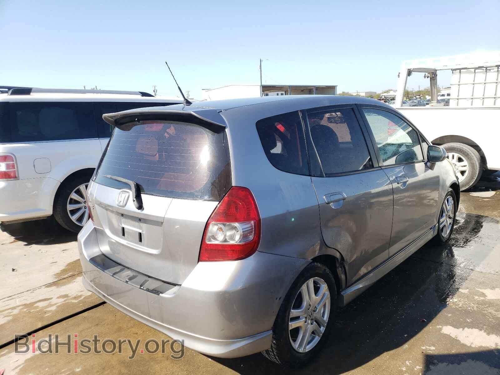 2007 HONDA FIT - VIN: JHMGD38697S008592 - Фото 4