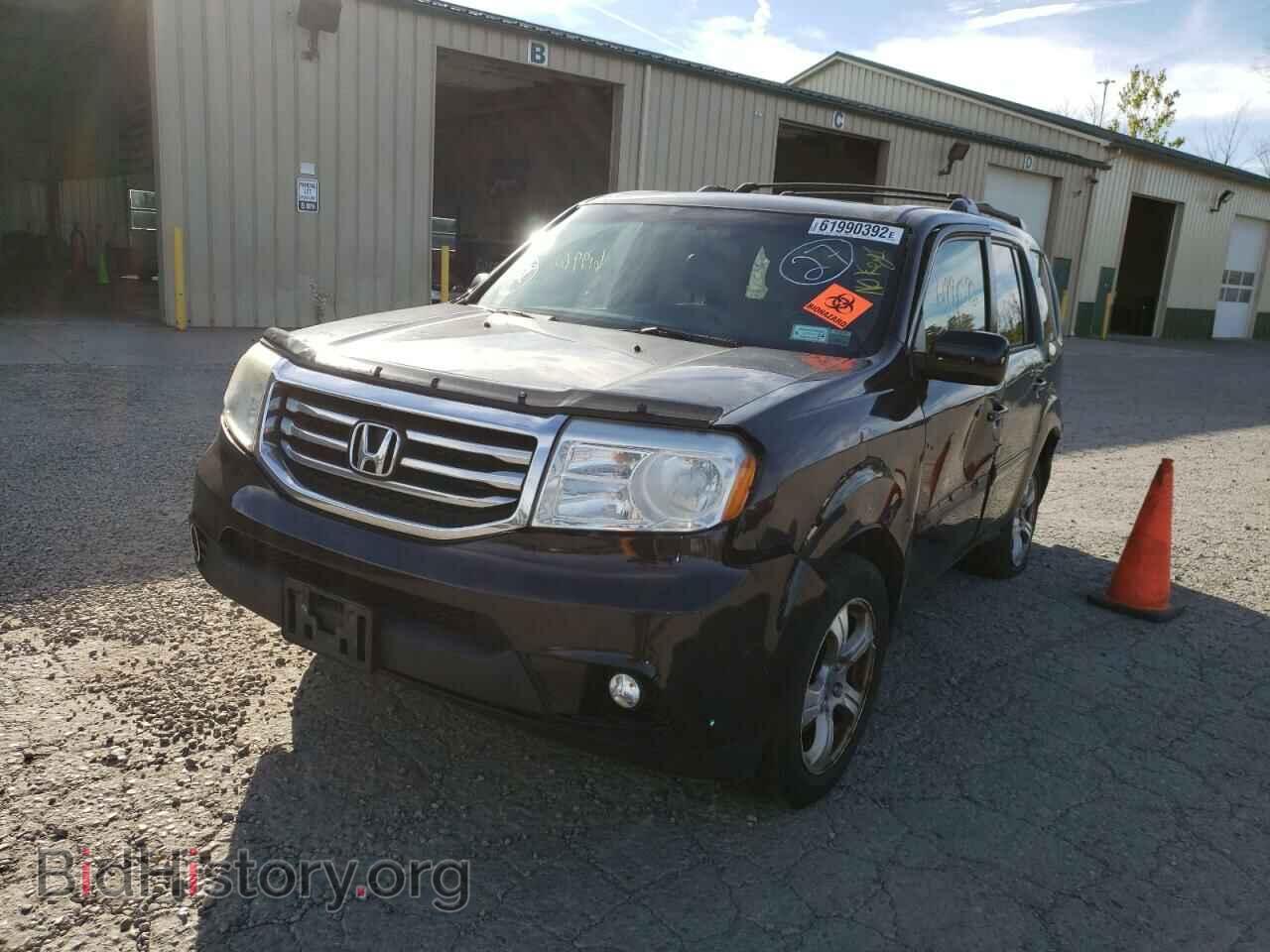 2013 HONDA PILOT - VIN: 5FNYF4H56DB025355 - Фото 2
