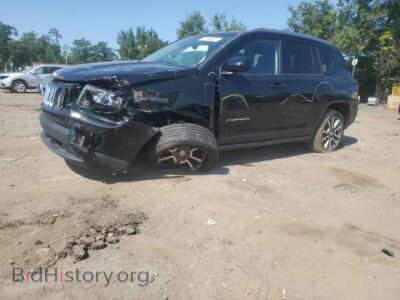 2017 Jeep COMPASS Latitude, black — VIN 1C4NJCEA1HD153321, Copart