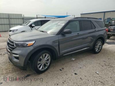 2022 Ford EXPLORER XLT, серый — VIN 1FMSK7DH2NGC39961, Copart