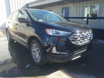 2021 Ford EDGE Edge SEL, черный — VIN 2FMPK4J90MBA02117, Copart