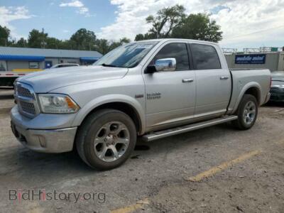 2015 RAM 1500 Laramie, silver — VIN 1C6RR7NT8FS596326, Copart