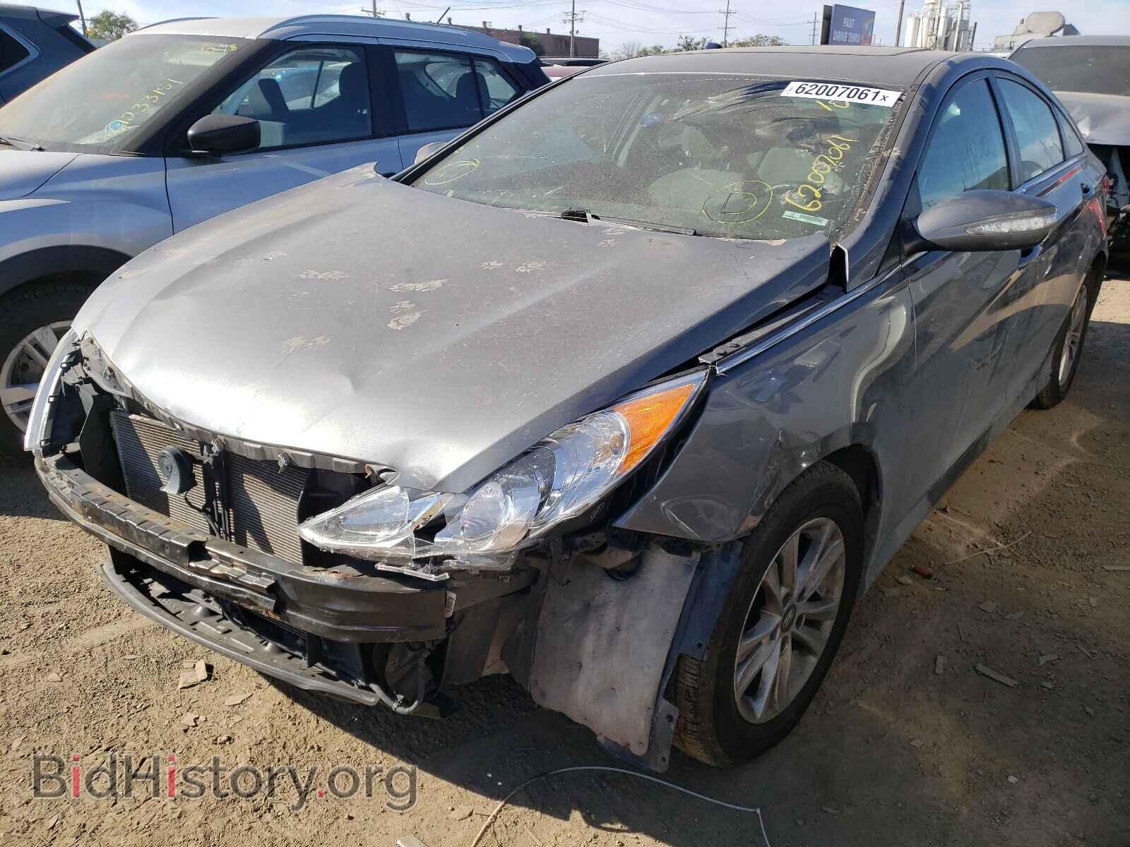 2014 HYUNDAI SONATA - VIN: 5NPEB4AC5EH858185 - Фото 2