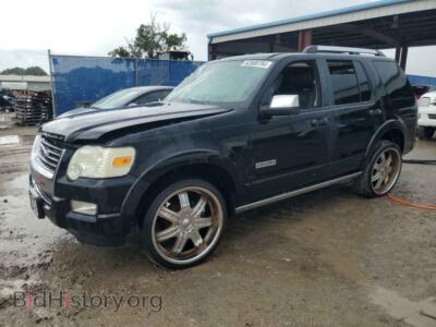 2007 Ford EXPLORER Limited, black — VIN 1FMEU65E27UA54819, Copart