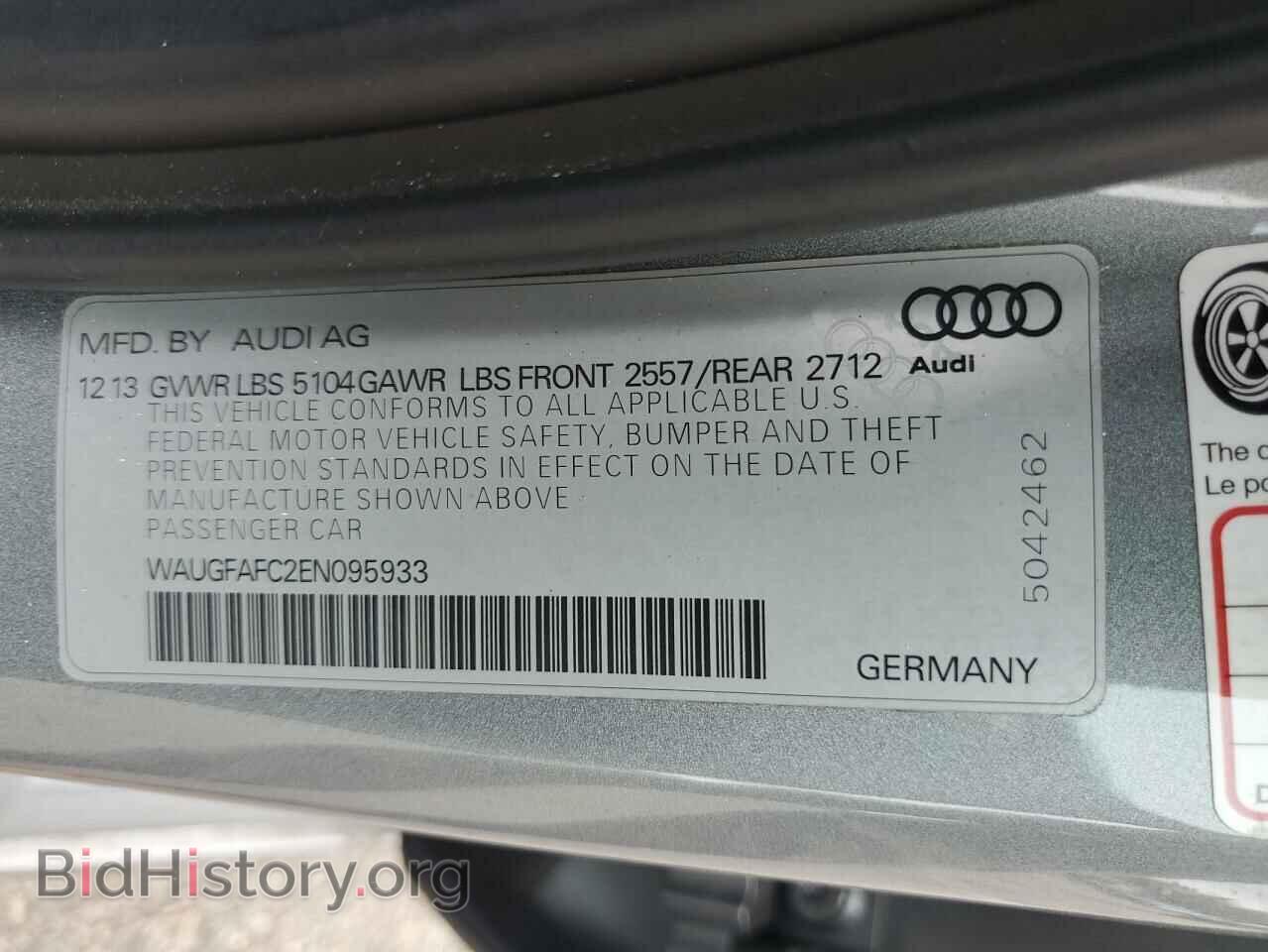 2014 AUDI A6 - VIN: WAUGFAFC2EN095933 - Photo 12