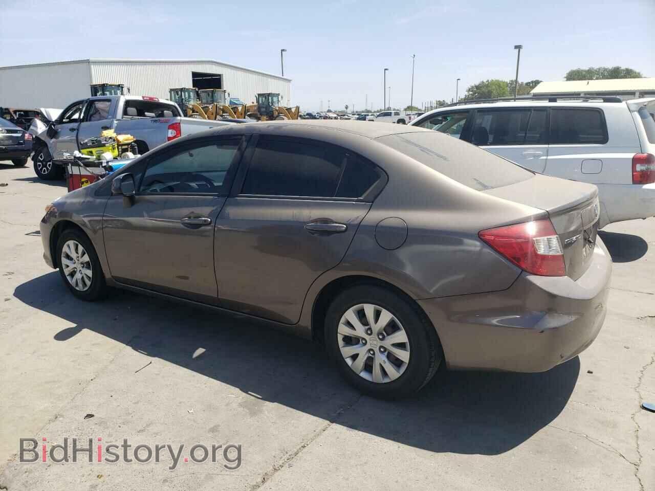 2012 HONDA CIVIC - VIN: 2HGFB2F57CH588659 - Фото 2