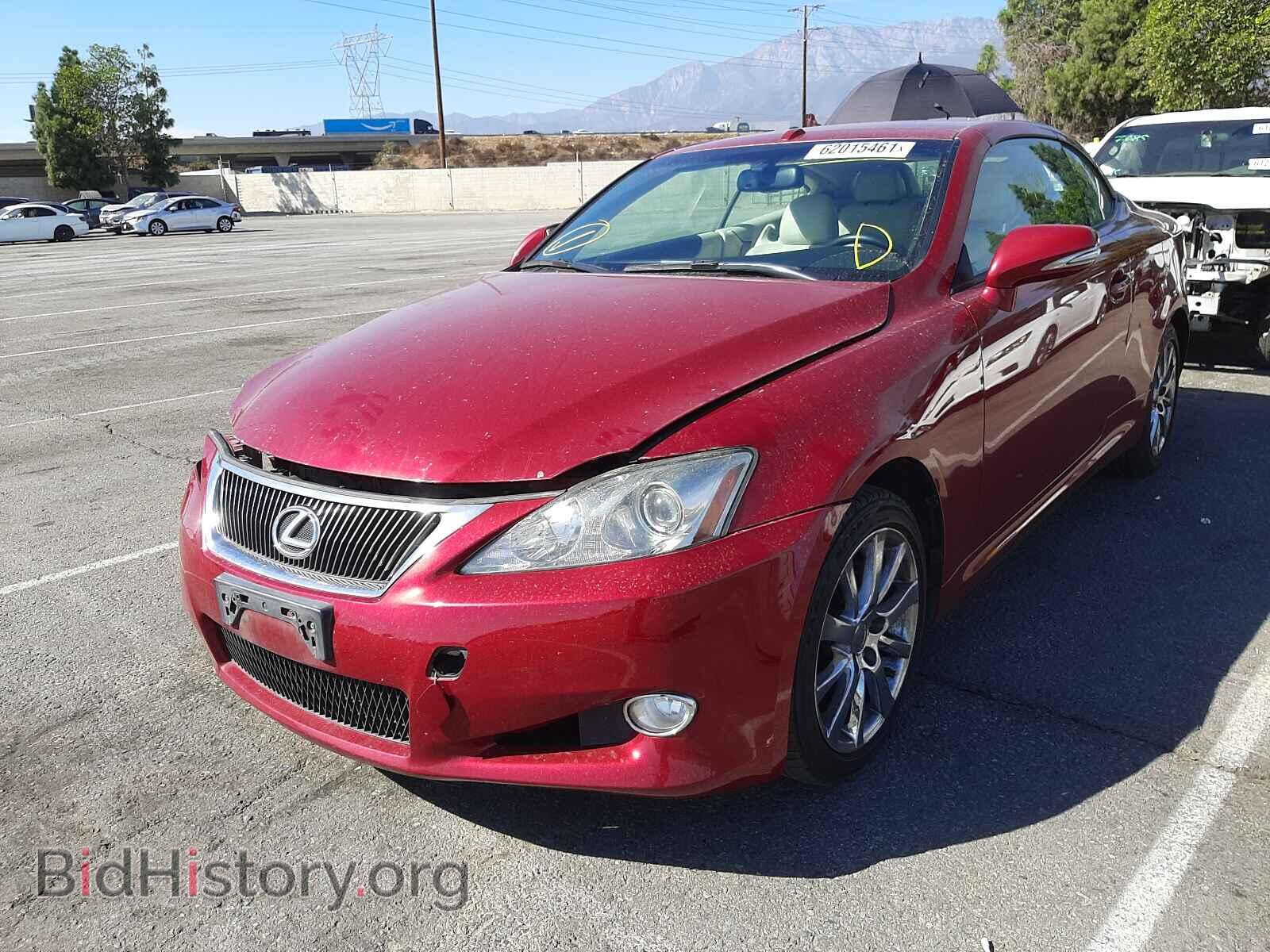 2010 LEXUS IS - VIN: JTHFF2C22A2501140 - Фото 2
