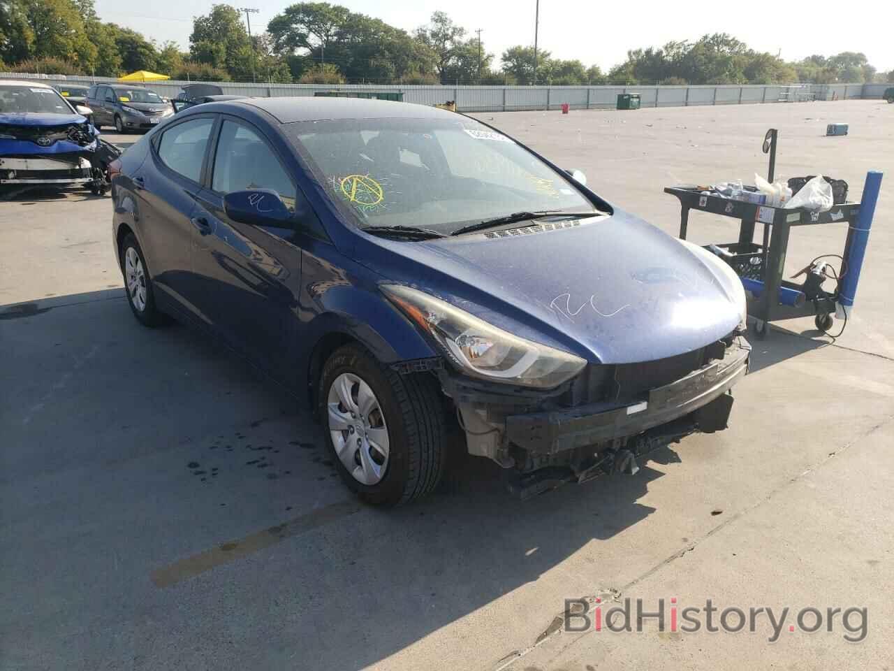 Photo 5NPDH4AE1GH713918 - HYUNDAI ELANTRA 2016