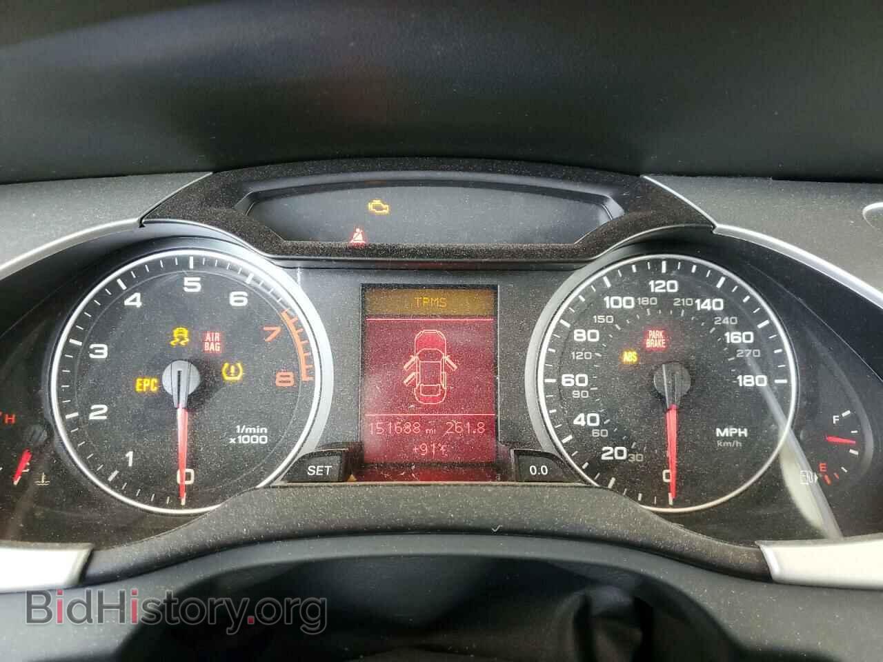 2012 AUDI A4 - VIN: WAUDFAFL7CA116539 - Фото 9