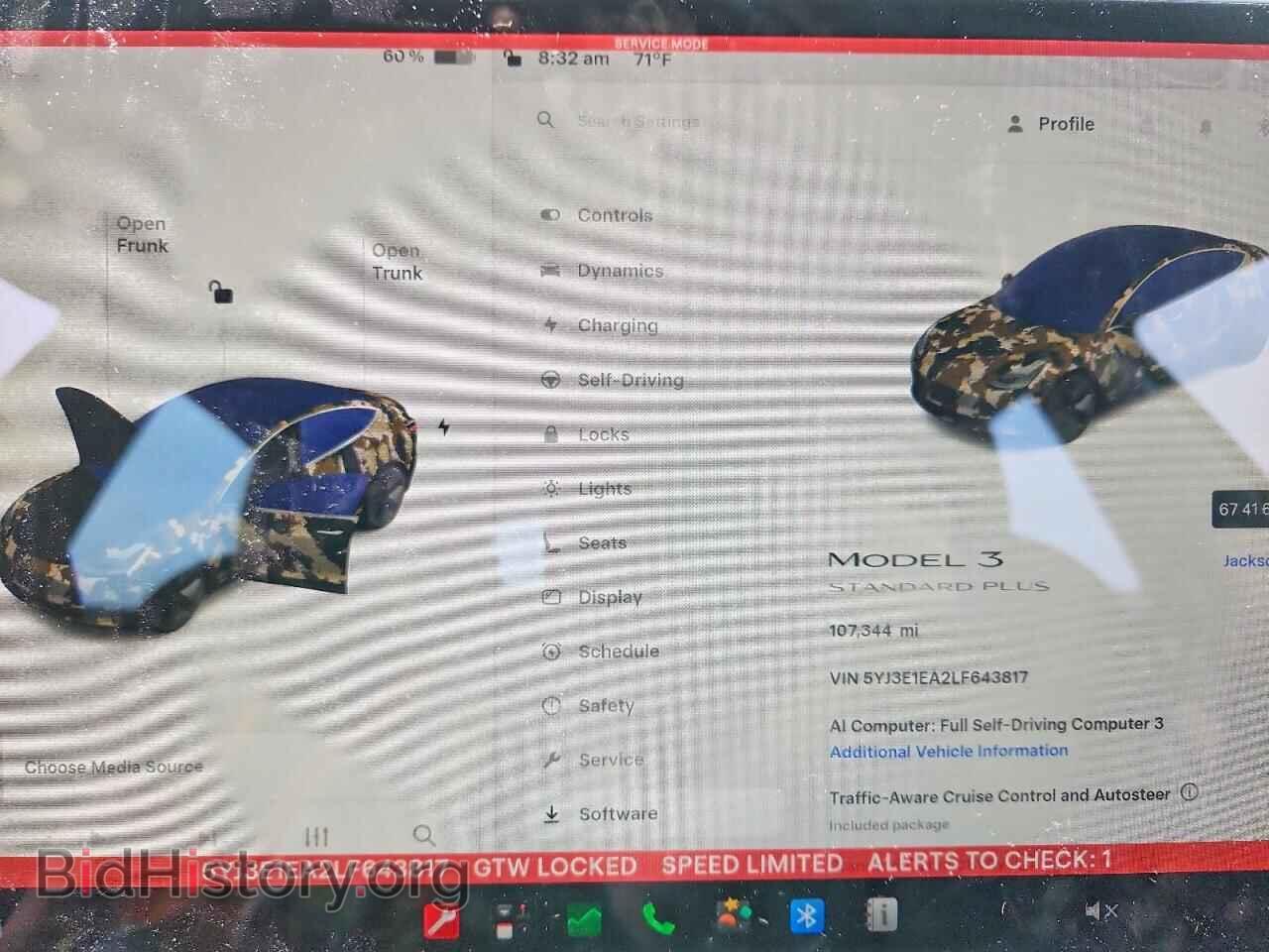 2020 TESLA MODEL 3 - VIN: 5YJ3E1EA2LF643817 - Фото 9