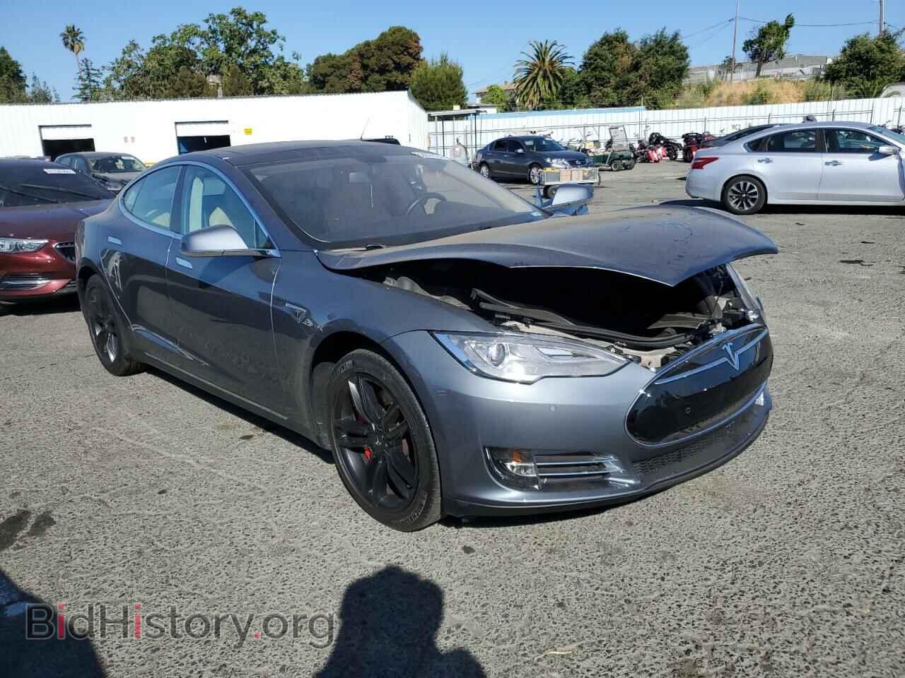 2014 TESLA MODEL S - VIN: 5YJSA1H13EFP37100 - Фото 4