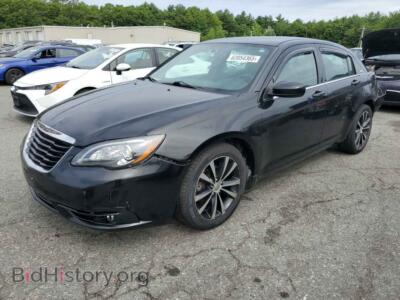 2012 Chrysler 200 TOURING, black — VIN 1C3CCBBG9CN250827, Copart