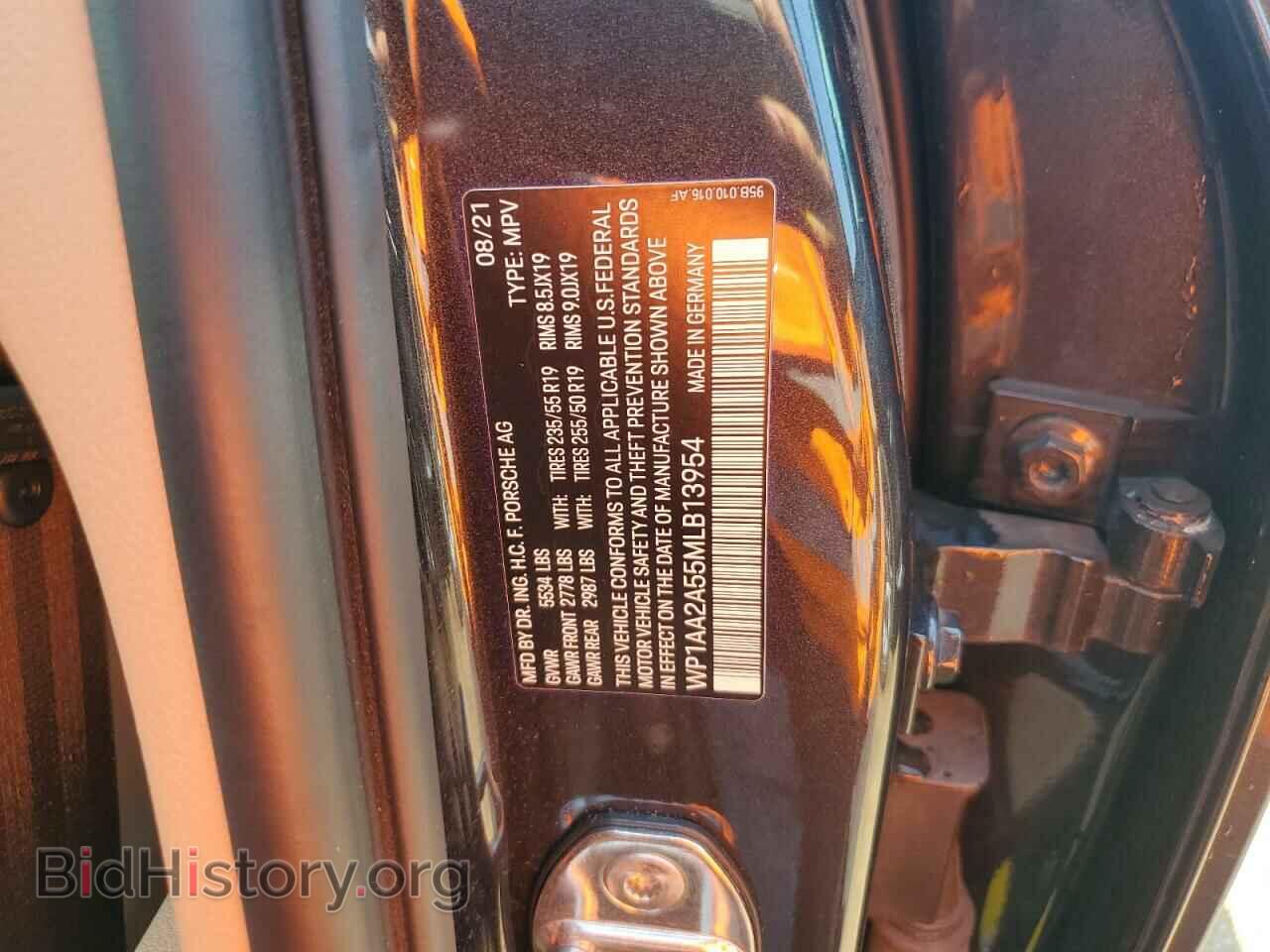 2021 PORSCHE MACAN - VIN: WP1AA2A55MLB13954 - Photo 12
