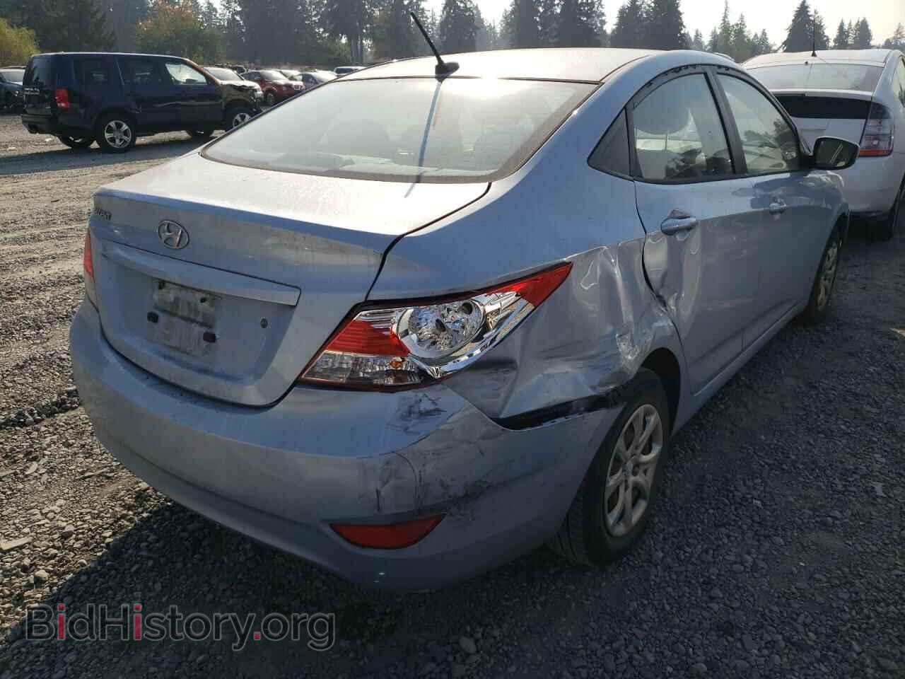 2013 HYUNDAI ACCENT - VIN: KMHCT4AEXDU433051 - Фото 4