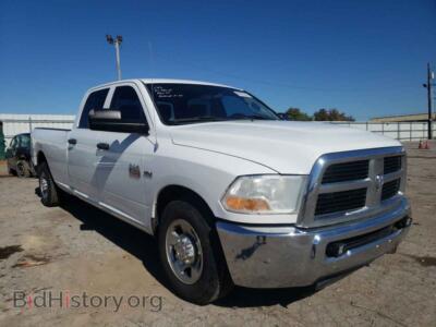 2011 Dodge RAM 2500, white — VIN 3D7TP2CT2BG636174, Copart