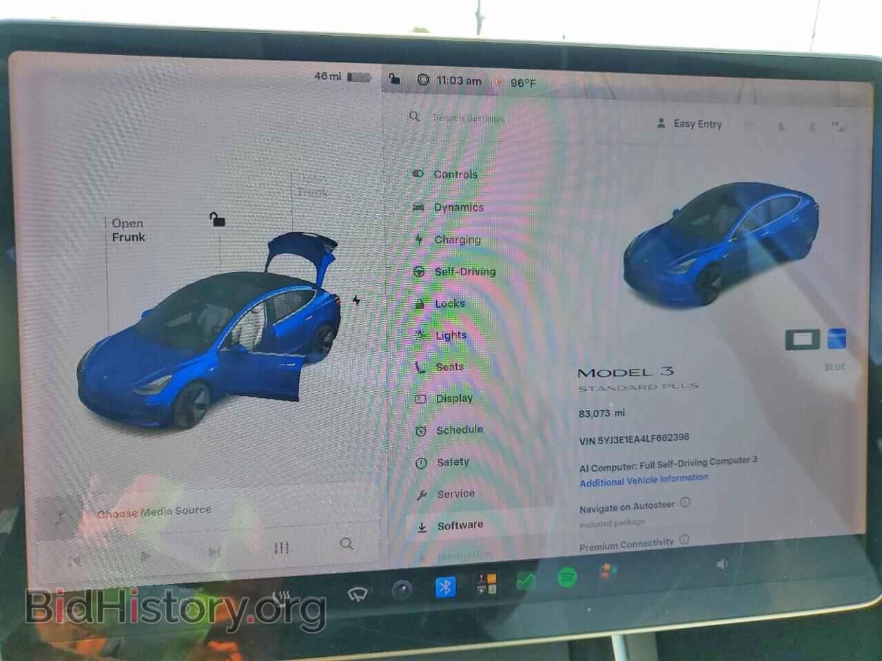 2020 TESLA MODEL 3 - VIN: 5YJ3E1EA4LF662398 - Фото 9