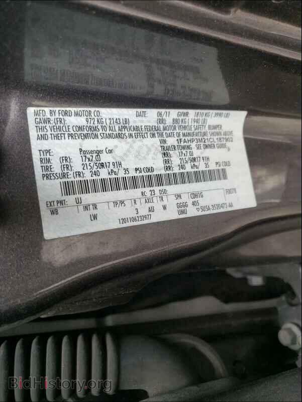 2012 FORD FOCUS - VIN: 1FAHP3M21CL187902 - Фото 10