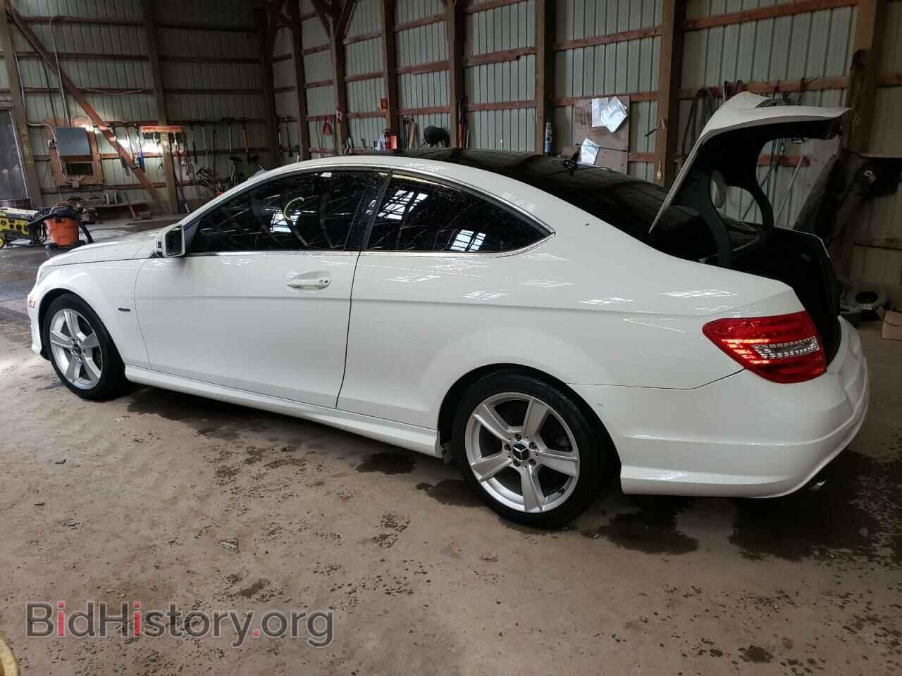 2012 MERCEDES-BENZ C-CLASS - VIN: WDDGJ4HBXCF807562 - Фото 2