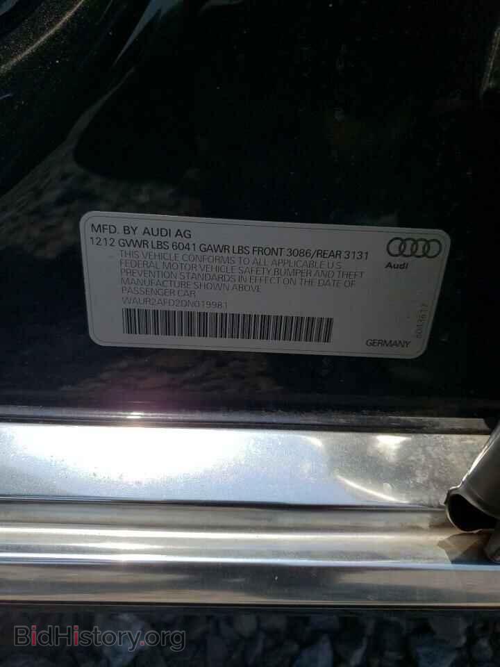 2013 AUDI A8 - VIN: WAUR2AFD2DN019981 - Фото 12
