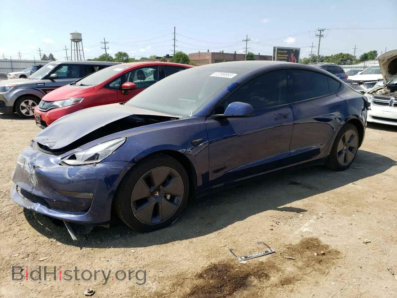 Photo 5YJ3E1EB3NF182364 - TESLA MODEL 3 2022