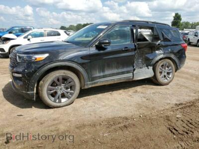 2023 Ford EXPLORER XLT, black — VIN 1FMSK8DHXPGB79954, Copart