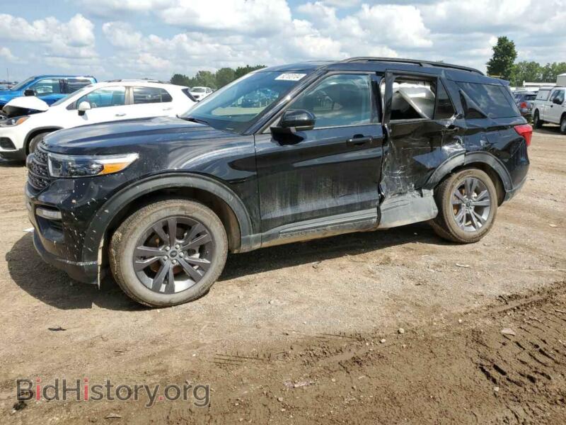 2023 Ford EXPLORER XLT (VIN 1FMSK8DHXPGB79954) — photo 1 of 14, Copart, damage: side